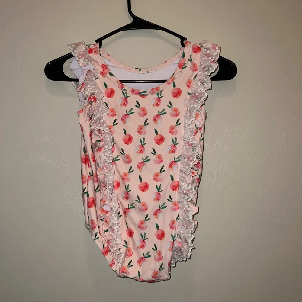 Jane + Jo Peaches Ruffle Swimsuit